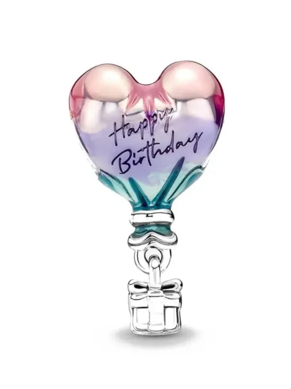 New Happy Birthday Balloon Pandora Style Charm
